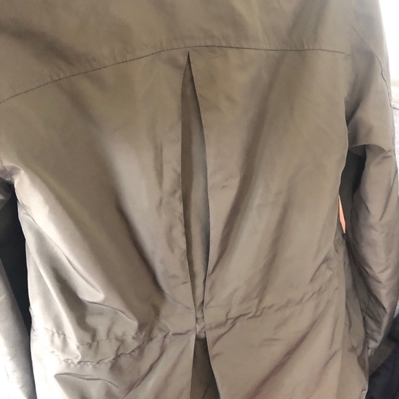 Olive Green Raincoat - Picture 3 of 4